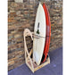 Foto del Rack con dos tablas de surf