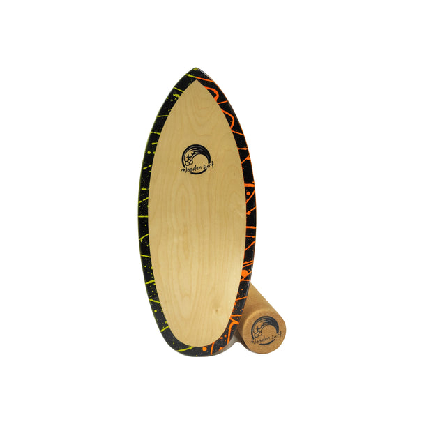 Balance Board Splash, fabricada en madera sostenible, ideal para surfistas y para mejorar el equilibrio